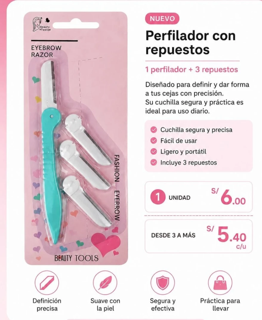 Perfilador con repuestos