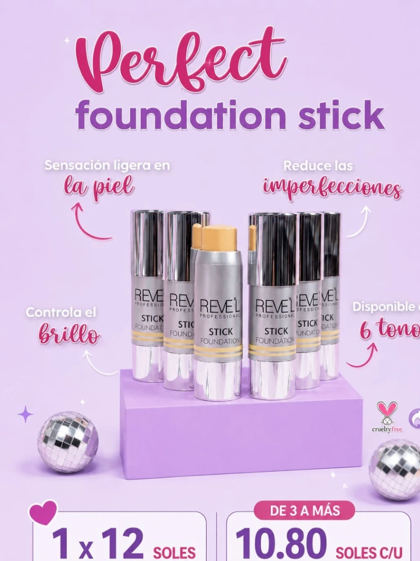 Perfect foundation stick