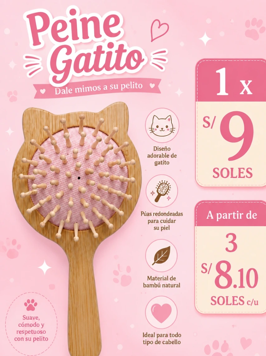 Peine Gatito