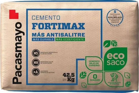 Cemento Fortimax Más Antisalitre 42.5 kg